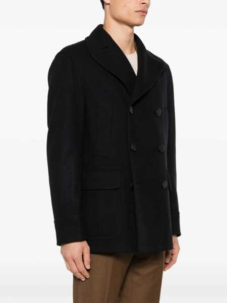 Paltoane Tagliatore Tagliatore Coat BLUE Barbati (BM 15871949) 3