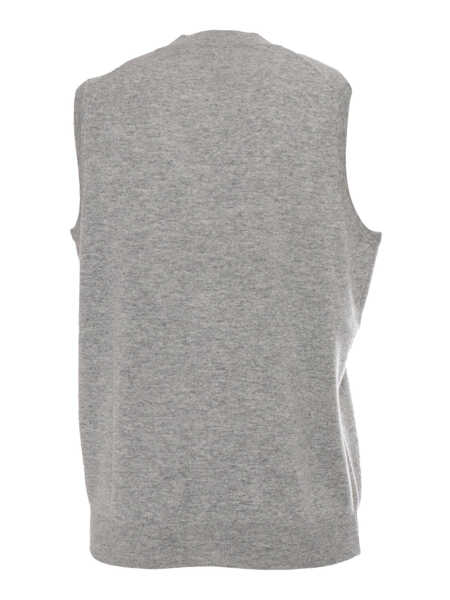 Pulovere casual Kangra SLEVELESS VEST Gray Barbati (BM 15873371) 2