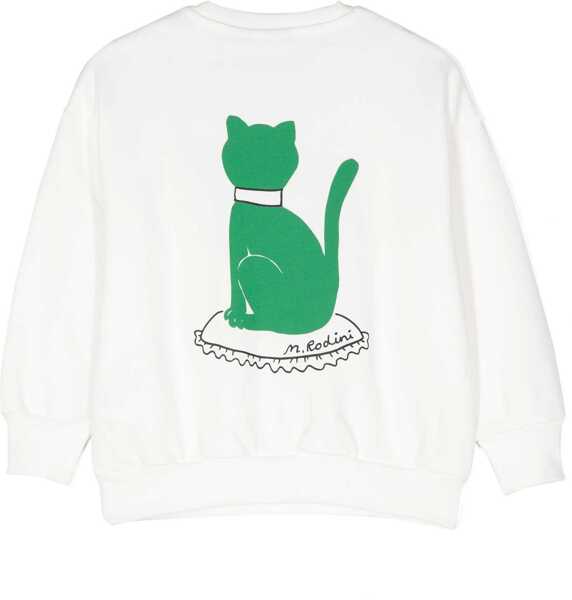 Hanorace MINI RODINI Mini Rodini Cat Sp Sweatshirt - Chapter 1 WHITE Fete (BM 15874307) 2
