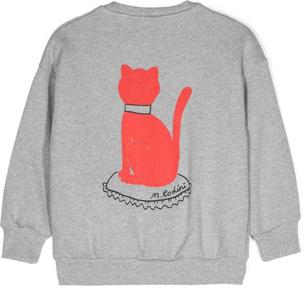 Hanorace MINI RODINI Mini Rodini Cat Sp Sweatshirt - Chapter 1 GREY Fete (BM 15874310) 2