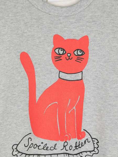 Hanorace MINI RODINI Mini Rodini Cat Sp Sweatshirt - Chapter 1 GREY Fete (BM 15874310) 3