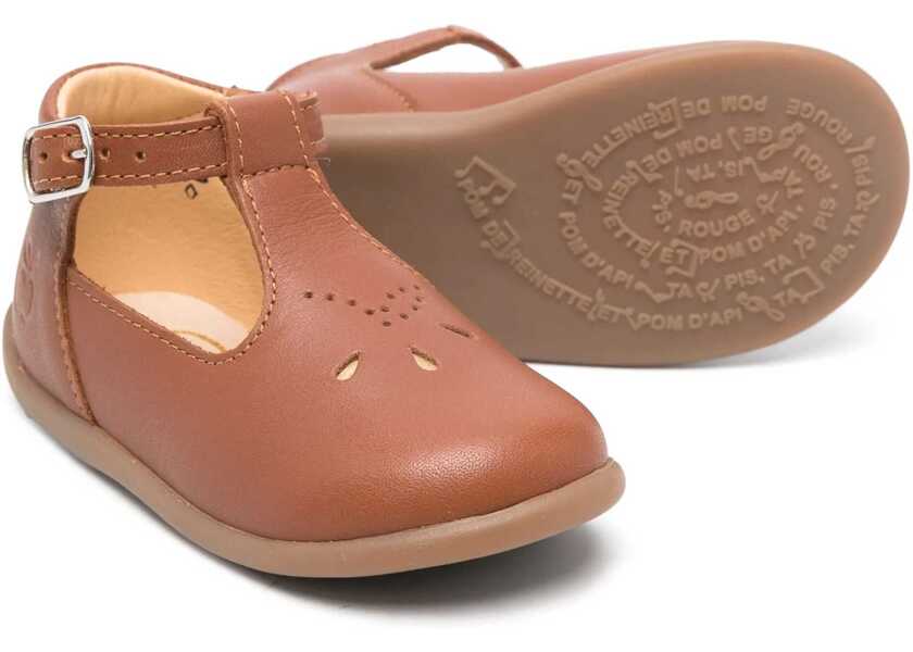 Sandale fara toc POM DAPI Stand-Up Salome BEIGE Fete (BM 15874367) 2