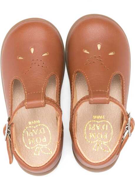 Sandale fara toc POM DAPI Stand-Up Salome BEIGE Fete (BM 15874367) 3