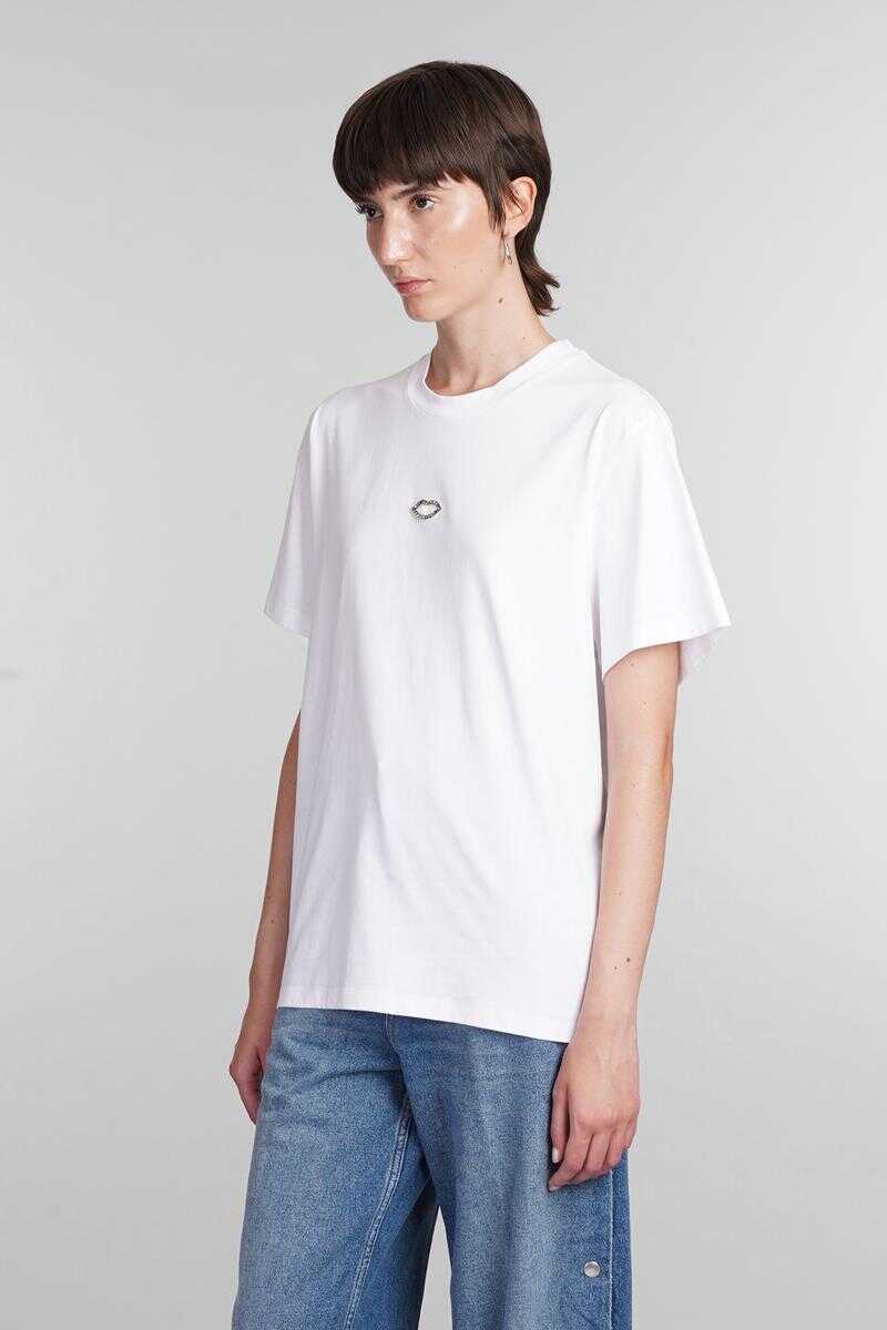 Tricouri Stella McCartney Stella McCartney T-Shirt WHITE Femei (BM 15877820) 4