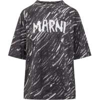Tricouri "Abstract Pattern Logo T-Shirt With Femei