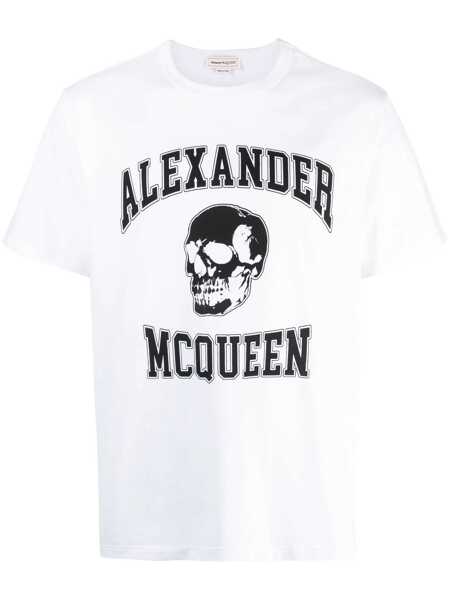Topuri Alexander McQueen Alexander McQueen T-Shirts And Polos WHITE Barbati (BM 15885962) 1