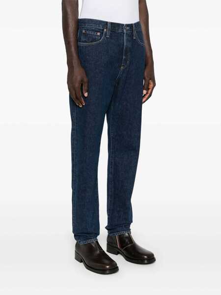 Blugi AGOLDE Blue Five-Pocket Jeans In Denim Man BLUE Barbati (BM 15887120) 3