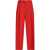 Marni Wool Loose-Fit Pants With Pleats Red