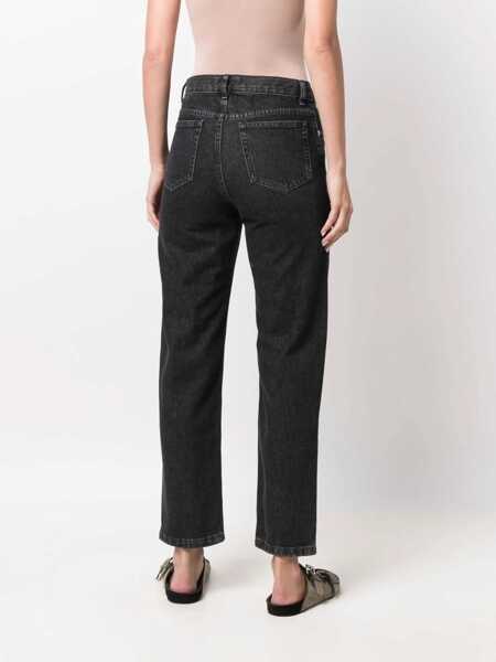 Blugi skinny A.P.C. 5 Pockets Martin Denims With Belt Loops 12Cm Black Femei (BM 15891320) 4