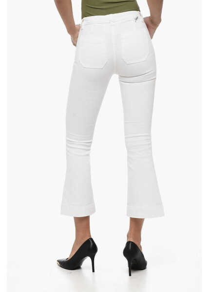 Blugi drepti SEAFARER Patch Pockets Wide Leg Jeans 21,5Cm White Femei (BM 15891359) 2