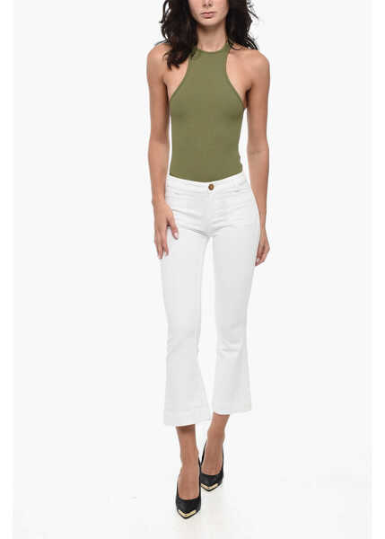 Blugi drepti SEAFARER Patch Pockets Wide Leg Jeans 21,5Cm White Femei (BM 15891359) 4