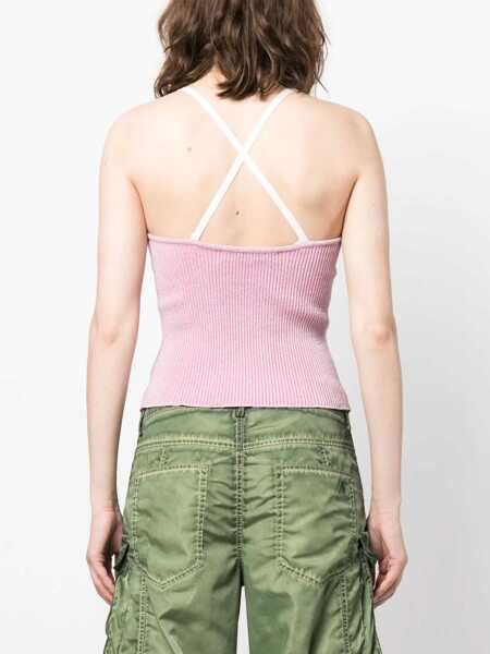 Bluze CORMIO Cropped Lurex Heidi Top Pink Femei (BM 15891374) 4
