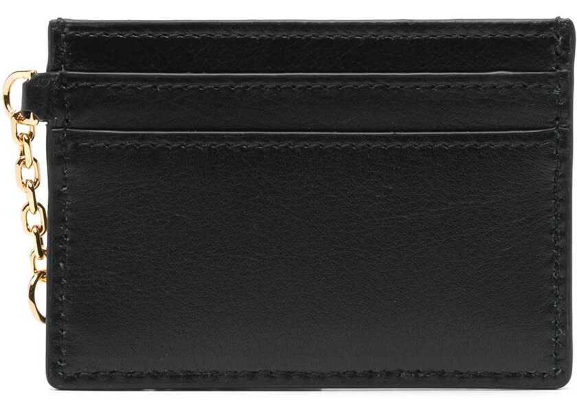 Portofele Alexander McQueen Sling Card Holder BLACK Femei (BM 15891599) 2