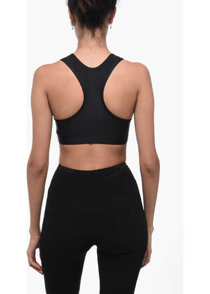 Bluze Balenciaga Adidas Crop Top With Side Bands Black Femei (BM 15891668) 2