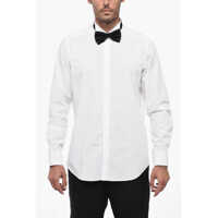 Camasi casual Cotton Poplin Shirt With Wing Collar Barbati