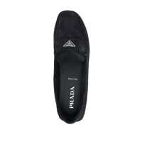 Mocasini Prada pentru Barbati - Mocasini Prada Prada Enamel-Triangle-Logo Suede Loafers Blue Barbati (BM 15893069) - B-mall.ro