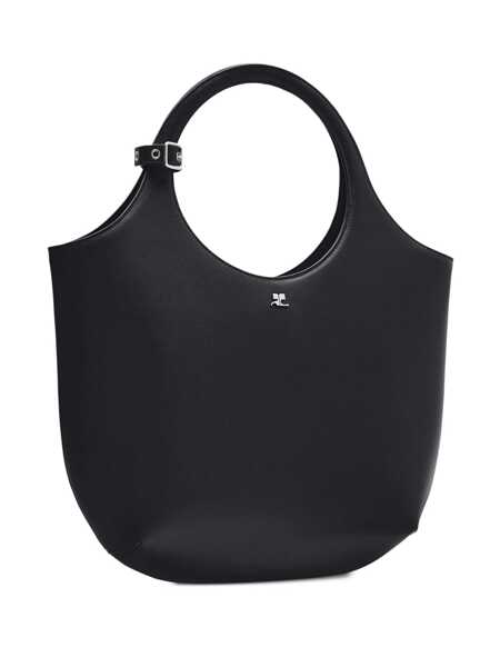 Genti de umar COURRGES Courrges Medium Holy Leather Tote Bag Black Femei (BM 15893147) 3
