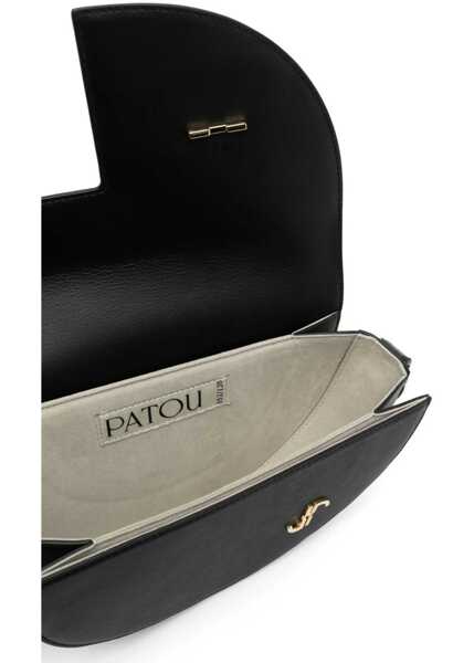 Genti de umar Patou Leather Shoulder Bag BLACK Femei (BM 15899561) 5