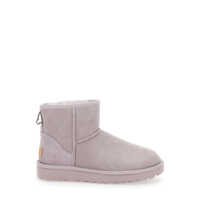 Bocanci Light Gray 'Mini' Boots In Suede Woman Femei