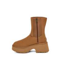 Bocanci UGG Dama - Bocanci UGG Brown Twin Seam New Heights Boots In Suede Woman Beige Femei (BM 15900170) - B-mall.ro
