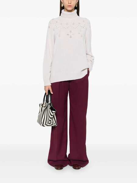 Pulovere TWINSET Twinset Sweaters NEVE/ORO Femei (BM 15900875) 2