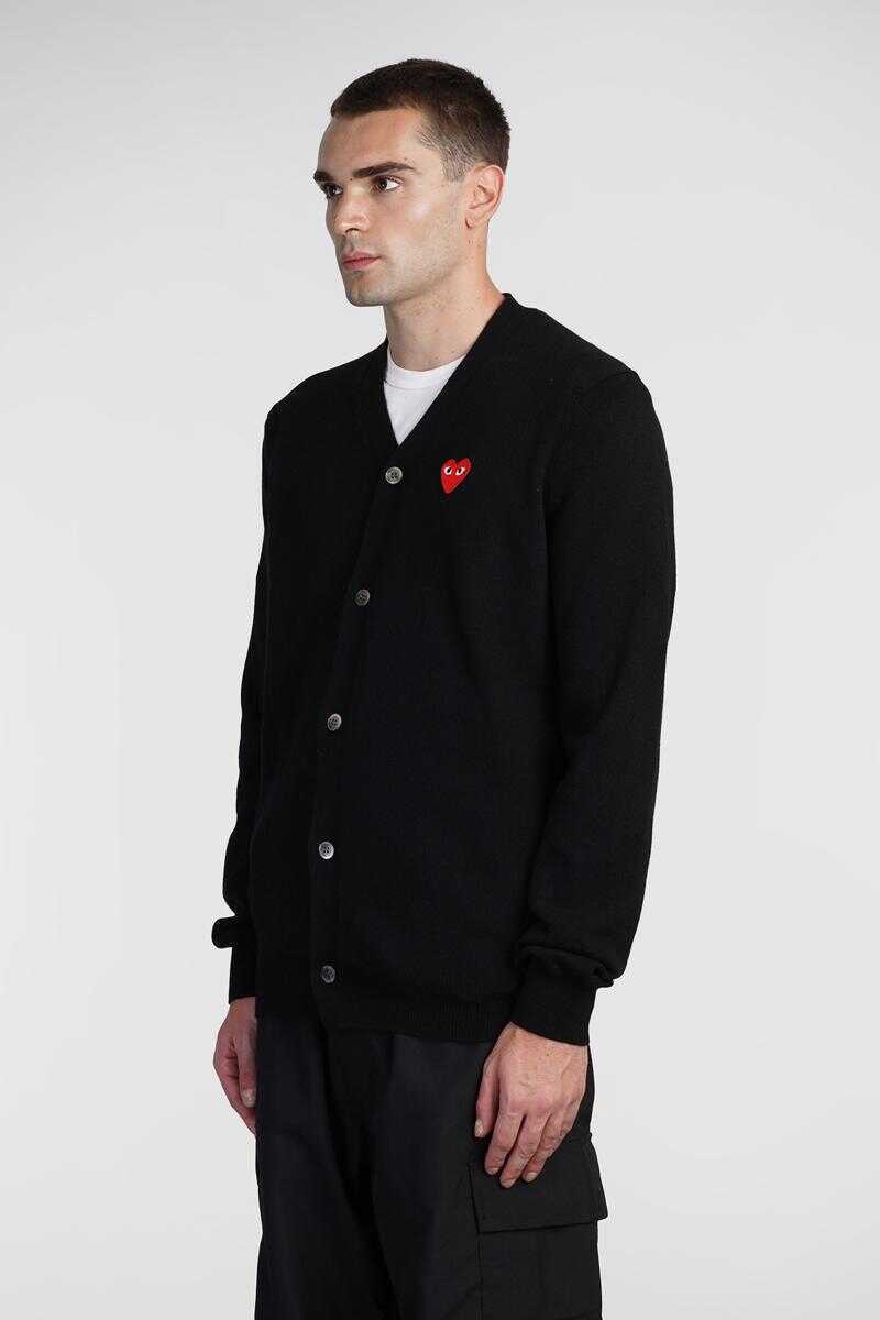 Cardigane Comme des Garons Comme Des Garons Play Cardigan Black Barbati (BM 15901703) 4
