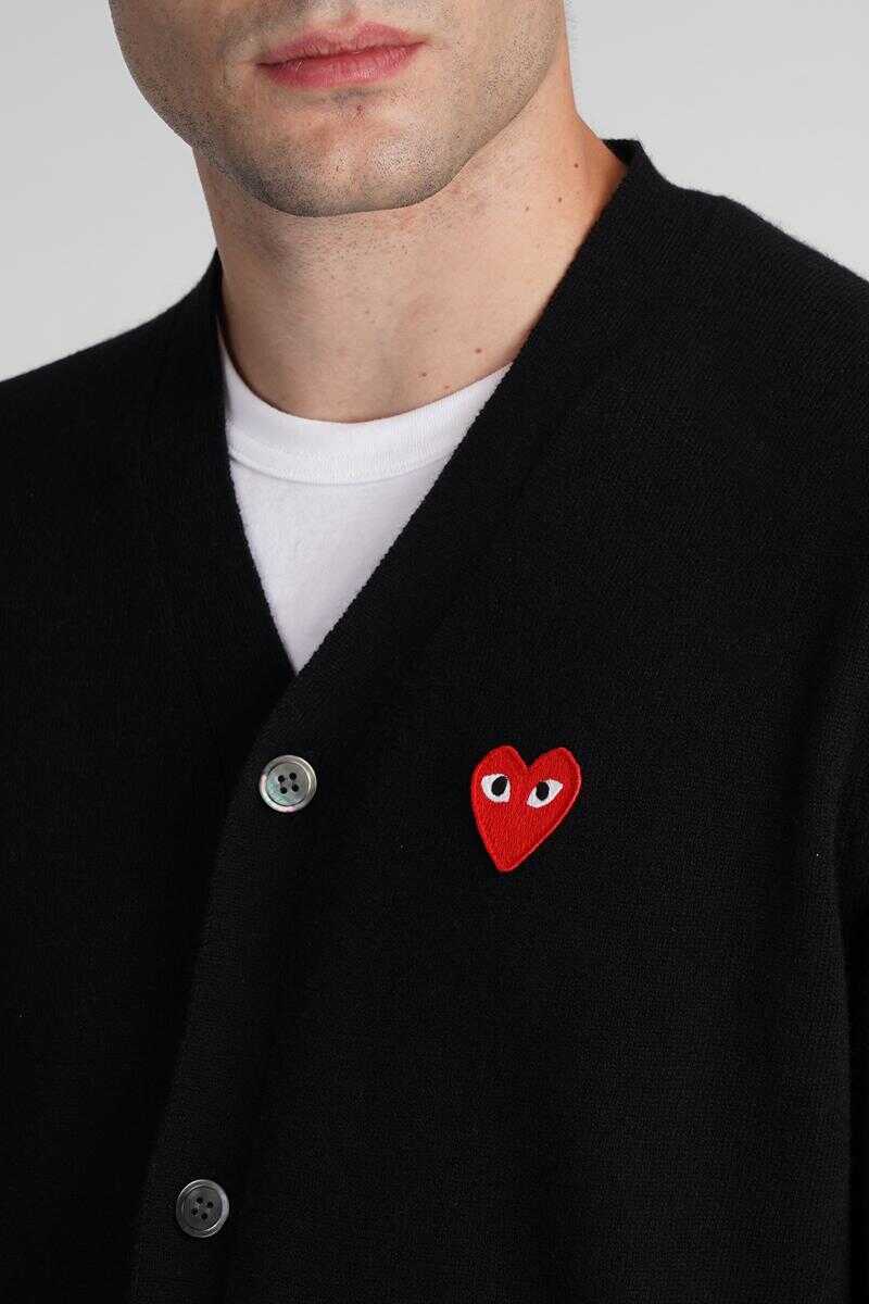 Cardigane Comme des Garons Comme Des Garons Play Cardigan Black Barbati (BM 15901703) 5