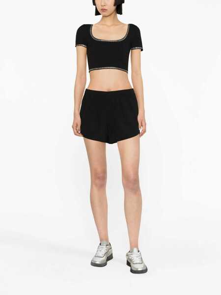 Pantaloni casual Alexander Wang Alexander Wang Shorts Black Femei (BM 15902102) 2