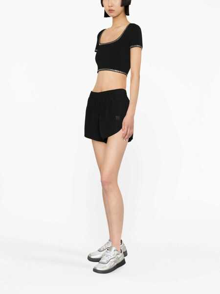 Pantaloni casual Alexander Wang Alexander Wang Shorts Black Femei (BM 15902102) 3