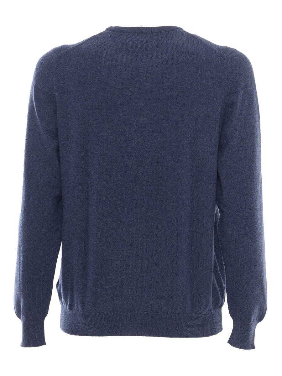 Pulovere Fedeli Fedeli Girocoll BLUE Barbati (BM 15902744) 2