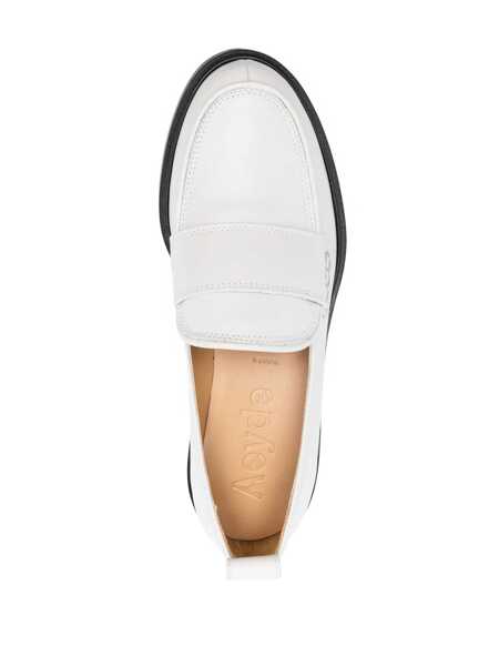 Mocasini AEYDE Aeyde Ruth Calf Leather Shoes WHITE Femei (BM 15903455) 4