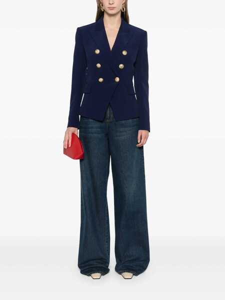 Geci Balmain Balmain Chiocciola Blazer BLUE Femei (BM 15904442) 2