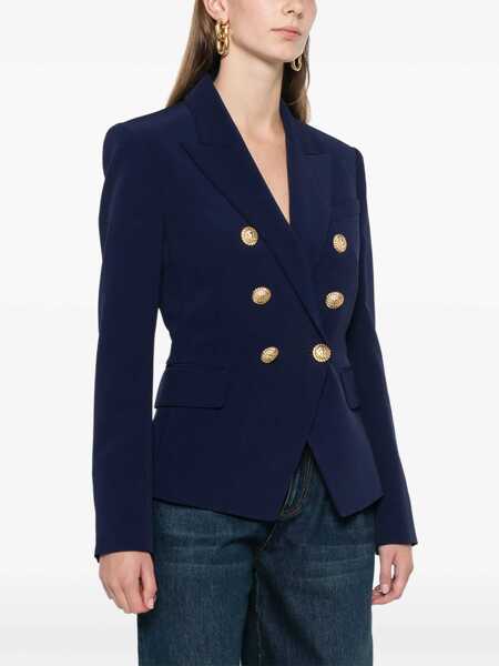 Geci Balmain Balmain Chiocciola Blazer BLUE Femei (BM 15904442) 3
