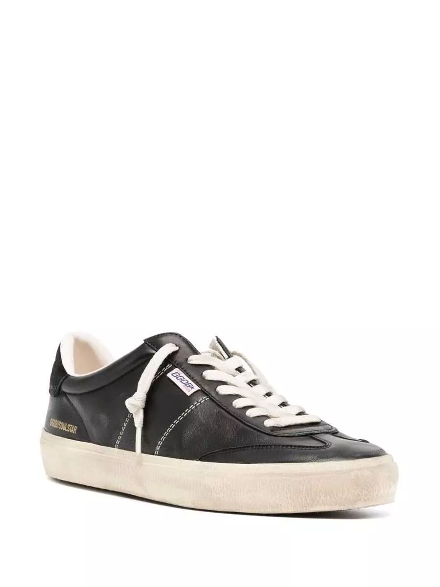 Sneakers Golden Goose Golden Goose Soul-Star Leather Sneakers Black Barbati (BM 15905279) 2
