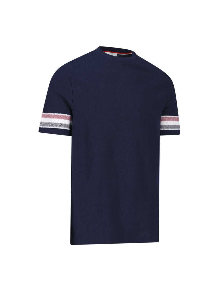 Topuri Thom Browne Thom Browne T-Shirts And Polos BLUE Barbati (BM 15906416) 2