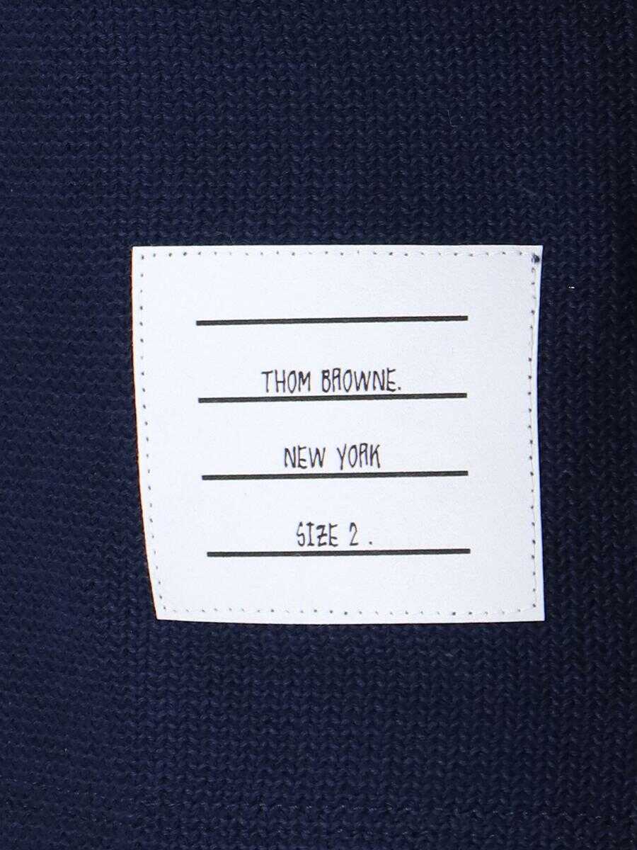 Topuri Thom Browne Thom Browne T-Shirts And Polos BLUE Barbati (BM 15906416) 4