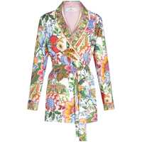 Geci Etro Printed Silk Night Gown Femei