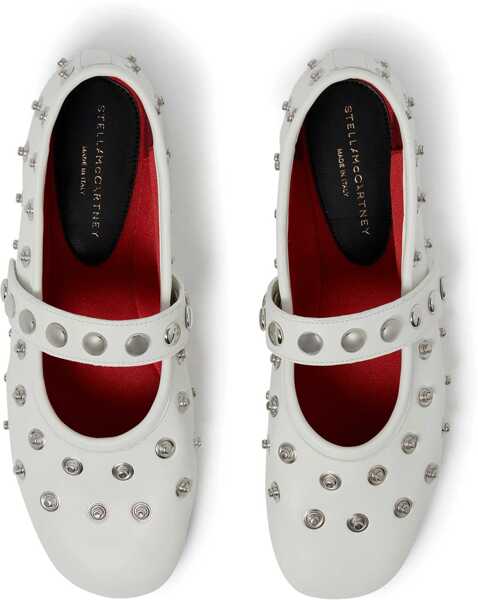 Balerini Stella McCartney Dancer Ryder WHITE Femei (BM 15910004) 4