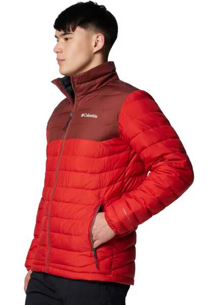 Jachete Columbia Powder Lite II Jacket Red Barbati (BM 15910607) 2