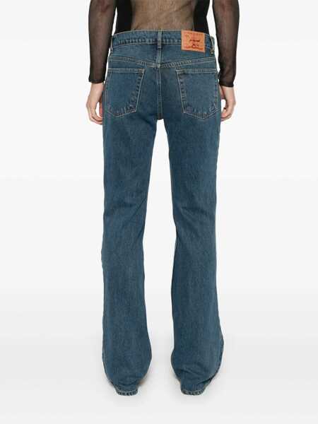 Blugi Y/PROJECT Y/Project Evergreen Hook And Eye Jeans BLUE Femei (BM 15911186) 4