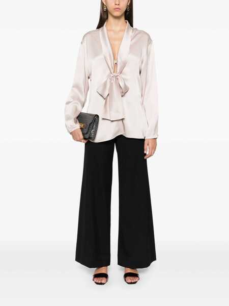 Pantaloni casual Victoria Beckham Victoria Beckham Side Panel Pants Black Femei (BM 15911258) 2