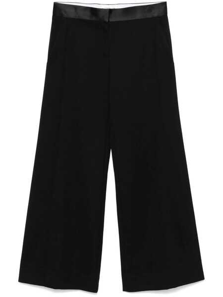 Pantaloni casual Victoria Beckham Victoria Beckham Side Panel Pants Black Femei (BM 15911258) 1