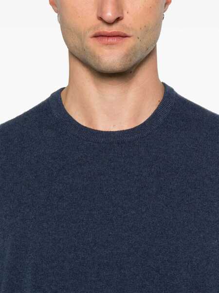 Pulovere Fedeli CREW-NECK L/S KNITTED SWEATER MAN Blue Barbati (BM 15912851) 5