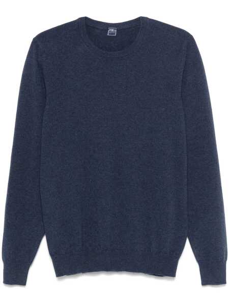 Pulovere Fedeli CREW-NECK L/S KNITTED SWEATER MAN Blue Barbati (BM 15912851) 1