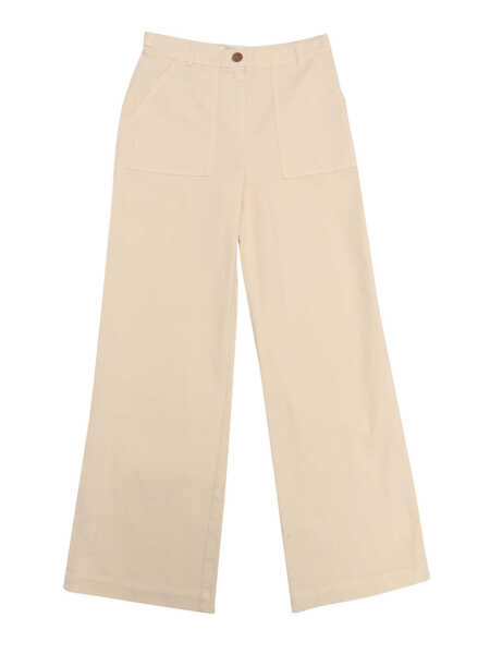 Pantaloni ZHELDA PANTS White Femei (BM 15913082) 1