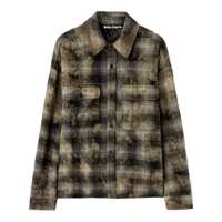 Camasi Palm Angels Checked Shirt With Print Barbati