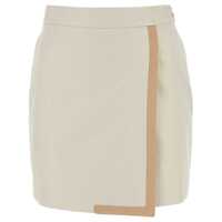 Fuste Fendi Contrast Trim Skirt Femei
