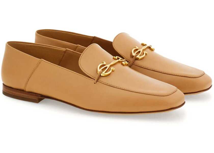 Balerini Ferragamo Loafer Louis BEIGE Femei (BM 15918035) 2