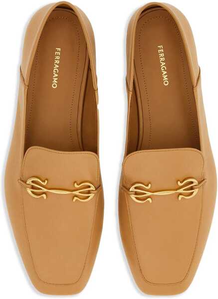 Balerini Ferragamo Loafer Louis BEIGE Femei (BM 15918035) 4