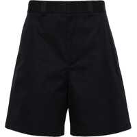 Pantaloni scurti Bermuda Shorts In Double Cotton Twill Barbati